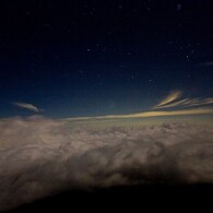空からの夜景