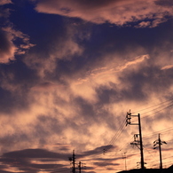 初夏の夕景