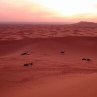 SunriseGlowサハラ砂漠Morocco#1