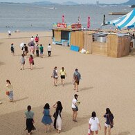 夏の浜辺