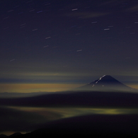 光る雲海
