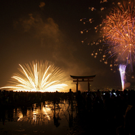 宮島水中花火大会