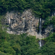 鬼怒川上流　日陰の唐滝