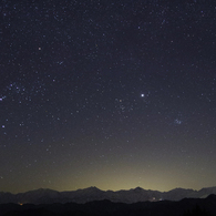 久しぶりの星空