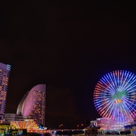 みなとみらいの夜景