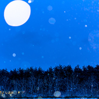 Snow blurring -Train- I