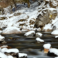 雪の渓流Ⅱ