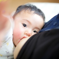 食事中は　撮影禁止だよ