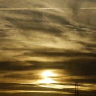 Golden sky