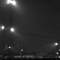 雨の貨物駅２