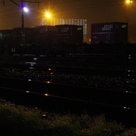 雨の貨物駅４