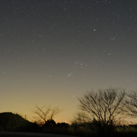 沈みゆく冬の星座