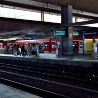 ドイツの旅　デュッセルドルフ中央駅