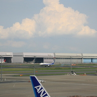 夏空と飛行機