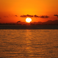 「綺麗な夕焼け」４