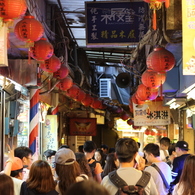 台湾 仇份の商店街