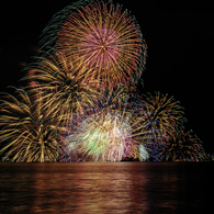 水郷祭、花火２