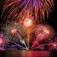水郷祭、花火４