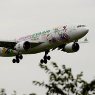 着陸（4-2）EVR A330-200 Hello Kitty [b]　　  