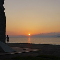 今日の夕陽