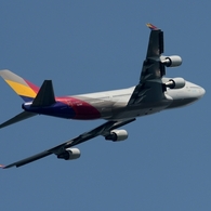 離陸（64）ASIANA 747-400M