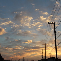 今朝の空