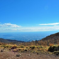 赤城山・地蔵岳山頂より関東平野をのぞむ