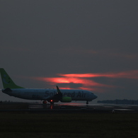 熊本空港 夕日撮影！