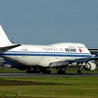離陸（410）AIR CHINA 747-400