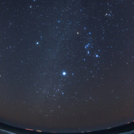 外房の海と冬の星座たち