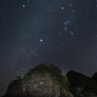 大浜海岸の星空