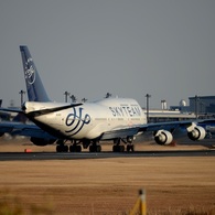 CHINA 747-400 離陸