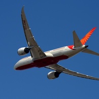 ｴｱｰｲﾝﾃﾞｨｱ 787-8 離陸