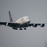 THAI A380-841 着陸