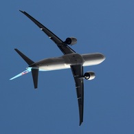 飛び立ち Korean 777-300