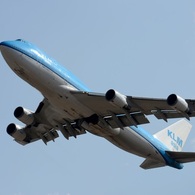 KLM 747-400 離陸