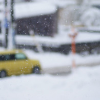 雪の日のドライブ