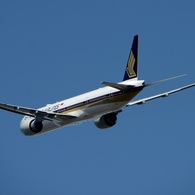 SINGAPORE 777-312  出発