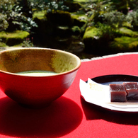 三千院門跡　有清園にてお抹茶