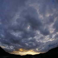 大淀川の夕暮れ (2015/4/30夕方)