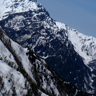 北鎌、春景