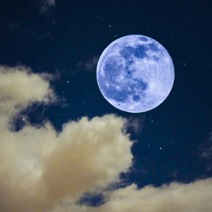 night with a full moon