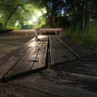 公園のベンチ