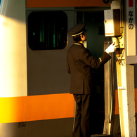 中野駅　中央線　夕風景