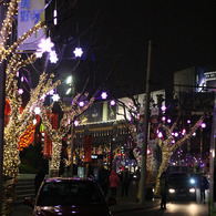 南京西路のイルミネーション