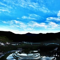 棚田の空