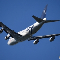 SKY TEAM 747-400  出発　