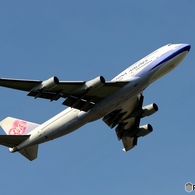 China 747-400 離陸　
