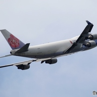 China Cargo 747-409 出発　