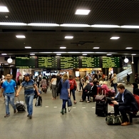 DE＆BEの旅　ブリュッセル南駅